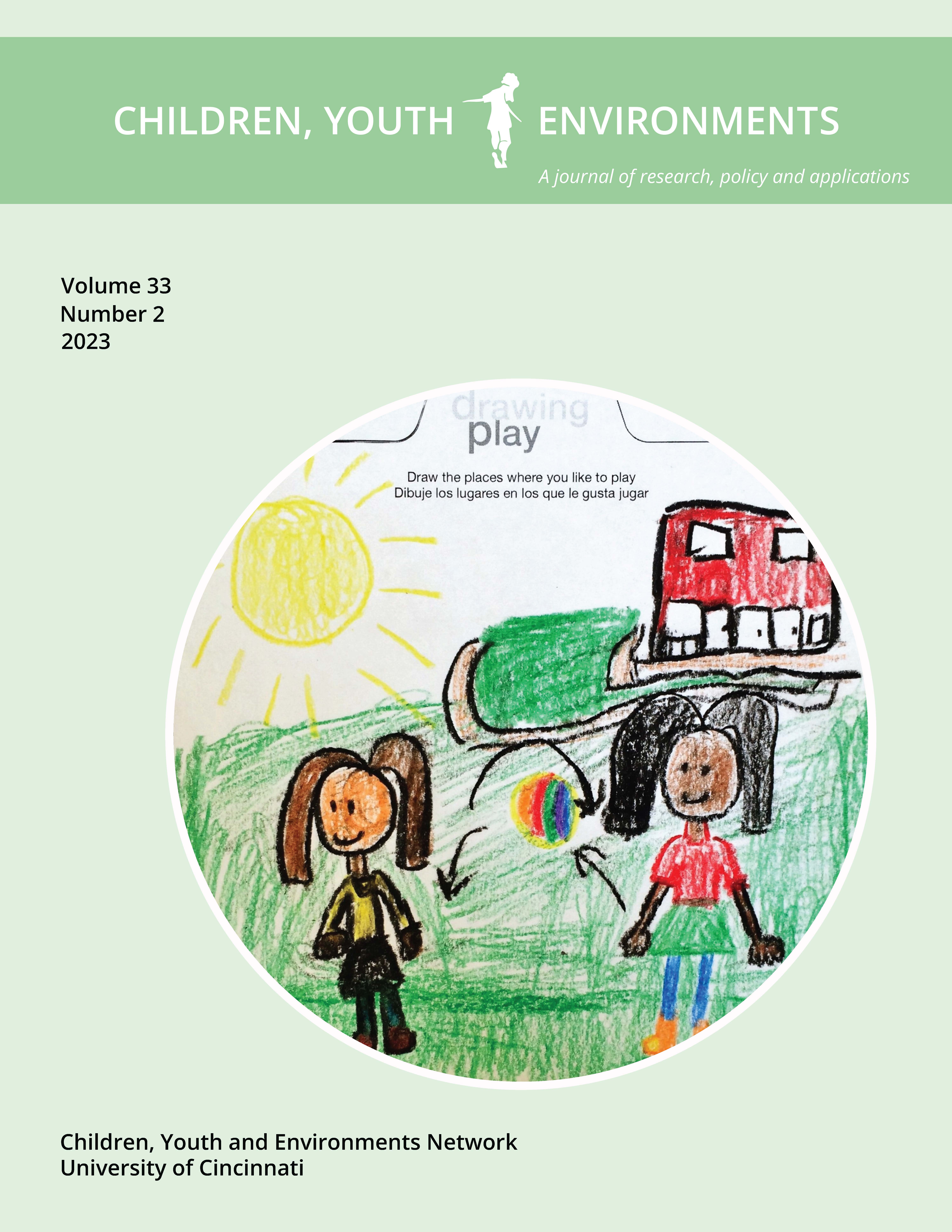 					View Vol. 33 No. 2 (2023): Children, Youth and Environments
				