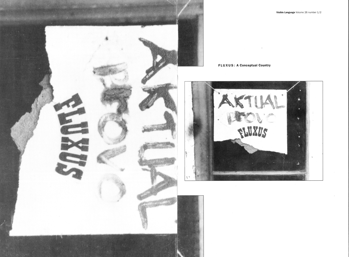 					View Vol. 26 No. 1-2 (1992): Fluxus: A Conceptual Country
				